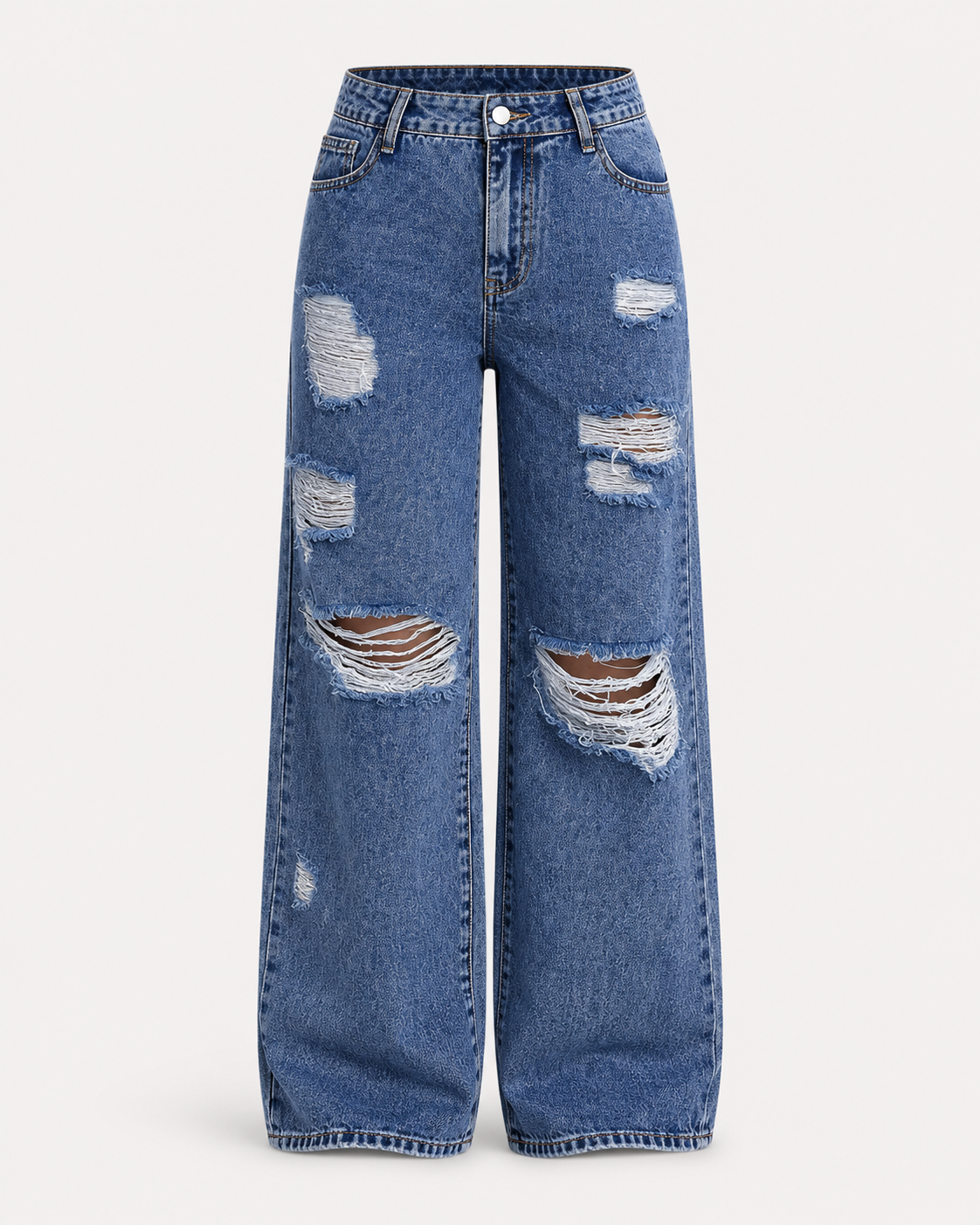 Calça Jeans Wide Leg Feminina