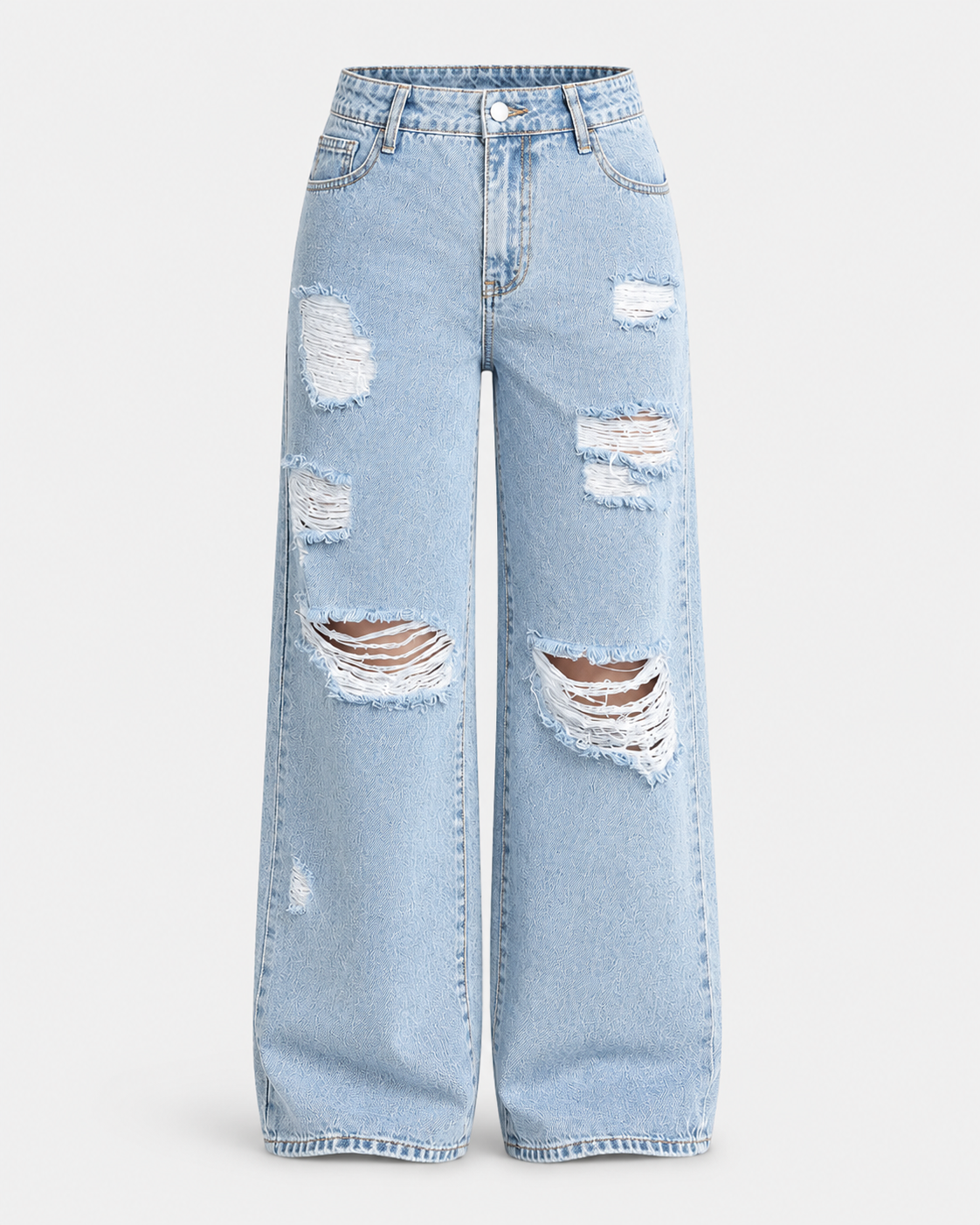 Calça Jeans Wide Leg Feminina